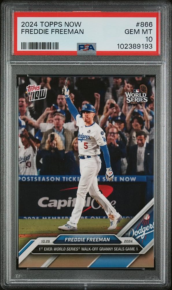 Amazon.com: Freddie Freeman 2024 Topps Now World Series Game 1